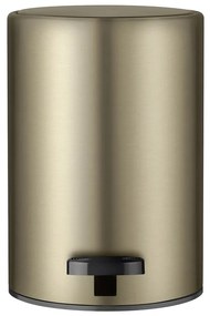Cestino per la spazzatura color ottone in acciaio con pedale 3 l Modo – Blomus
