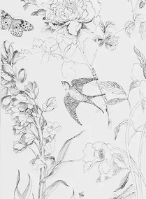 Designers Guild Carta da parati Silla/Silla Garden - Sibylla Garden Black and White