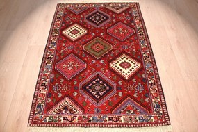 Yalameh Tappeto 150x100 (Iran) Annodato A Mano