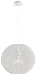 Lampadario Design Esedra bianco paralume bianco E27 Ø50cm LUCE AMBIENTE DESIGN