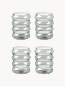 Bicchieri in vetro soffiato Bubbly 4 pz