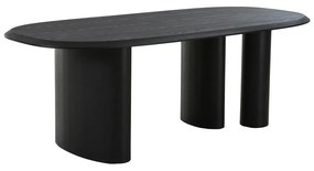 Tavolo da pranzo con piano effetto frassino 100x220 cm Tirano - House Nordic