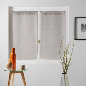 Tende in voile beige in set da 2 60x90 cm Milza - douceur d'intérieur