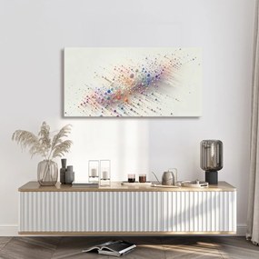 Quadro su tela – Esplosione di bolle colorate sulla tela