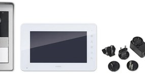 Videocitofono con filo ELVOX VIMAR KIT VIDEO 7" 1F RFID ALIM.MULTISPINA 2 fili TFT LCD 7" , 6 suonerie