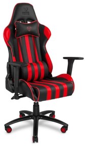 Yenkee - Sedia da gioco nera/rossa