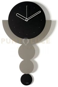 Orologio a pendolo trilogy nero,fango,nero