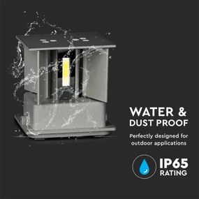 Applique LED da esterno LED/11W/230V 4000K IP65 grigio