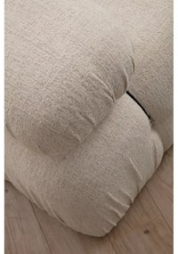Modulo divano crema in tessuto bouclé (angolo sinistro) Bubble - Artie