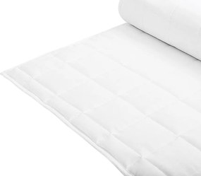 Piumino estivo poliestere bianco 220 x 240 cm ANNAPURNA Beliani