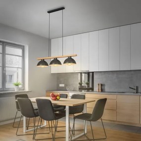 Brilo - Lampadario a sospensione con filo 3xE27/40W/230V