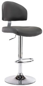 Sgabello Da Bar Grigio İn Similpelle /