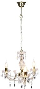 Lampadario a sospensione con catena MARIA TERESA 3xE14/40W/230V