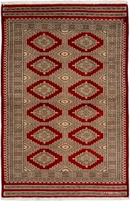 Bokhara Tappeto orientale 140 x 90 Rosso (Pakistan) Annodato A Mano