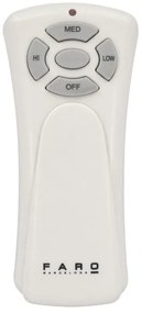 FARO 33516DC - Ventilatore da soffitto LANTAU nero/marrone d. 132cm  + telecomando