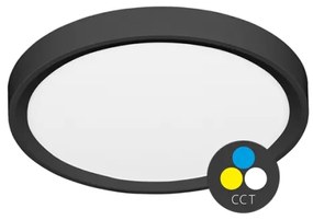 Ecolite W007-CCT/32W/CR - Plafoniera LED SALY LED/32W/230V IP40 nero