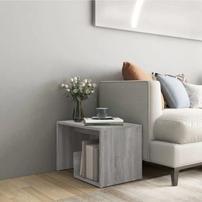 Tavolino grigio sonoma 59x36x38 cm in legno multistrato