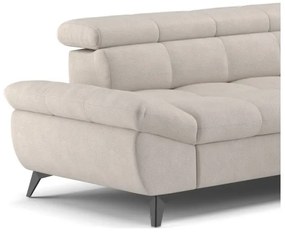 Divano angolare letto a L MARANO, lato destro, beige