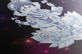 Quadro su tela – Ganesha buddista