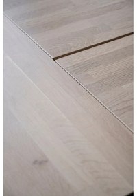 Tavolo da pranzo pieghevole con piano in rovere 220x100 cm Carradale - Rowico