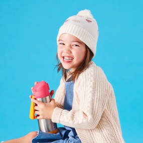 Bottiglia termica Sport 500 ml – rosa/arancione