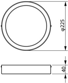 Philips - Plafoniera LED LEDINAIRE LED/19,5W/230V 3000K IP40