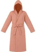 Accappatoio con cappuccio cotone taglia L/XL corallo Spa