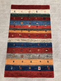 Gabbeh Tappeto 140x80 (Iran) Annodato A Mano