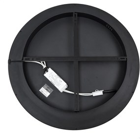 Plafoniera di design nera e bianca con LED dimmerabile a 3 livelli - Xavi