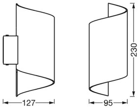 Ledvance - Applique LED dimmerabile SMART+ TWIST LED/12W/230V Wi-Fi
