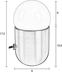 Lampada da tavolo in argento Gio - Zuiver