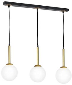 Lampadario a sospensione con filo PARMA 3xE14/40W/230V nero