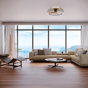 Ventilatore da soffitto Nature WiFi nero , D. 79 cm MANTRA