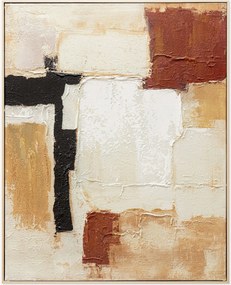 Quadro su tela incorniciato dipinto a mano Cinnamon