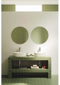 Roca A3270MJ000 - Lavandino da appoggio GAP diametro 39 cm ceramiche/bianco