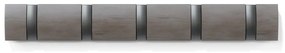 Appendiabiti da parete grigio chiaro in legno di pioppo Flip - Umbra