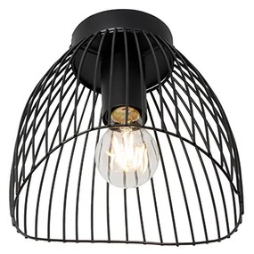 Plafoniera di design nera 20 cm - Pua