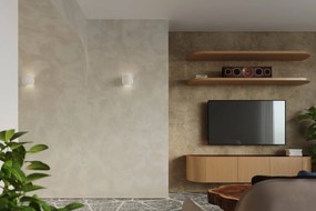 Applique da Parete in Gesso-Ceramico GLOBE E27 Pitturabile da interno