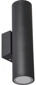 Applique da esterno 2xGU10/35W/230V IP54 arrotondato nero