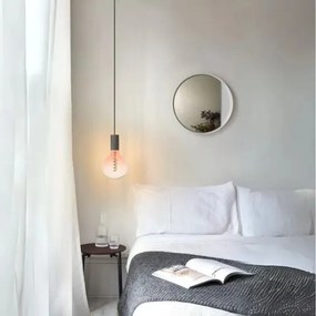 Lampadina LED FILAMENT SPIRAL G125 E27/4W/230V 2000K rosa