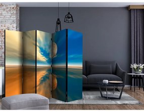 Paravento  Fly me to the moon II [Room Dividers]  Colore Arancione, Dimensioni e Misure 225x172