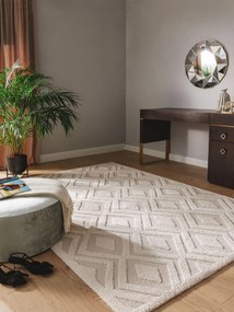 benuta Nest Tappeto Eve Crema/Beige 140x200 cm - Tappeto design moderno soggiorno