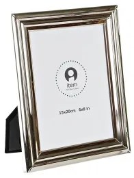 Cornice Portafoto DKD Home Decor Argentato Metallo Tradizionale 20 x 2 x 25 cm