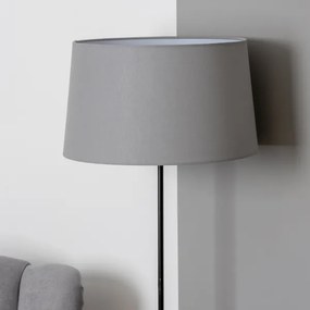 Brilagi - Lampada da terra LED CERIA 1xE27/40W/230V Ø 45 cm grigio/nero