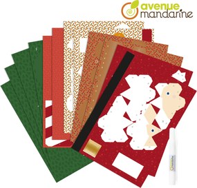 Set creativo 3D - Figure in carta - Natale