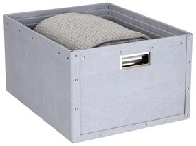 Set di 3 scatole di cartone grigio chiaro Ture - Bigso Box of Sweden
