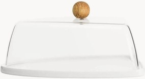 Campana per formaggi con pomello in legno di quercia Nature