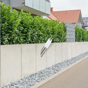 Rabalux 8266 - Applique da esterno con sensore INOX TORCH 1xE27/25W/230V