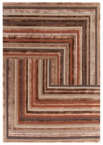 Tappeto in lana color mattone 200x300 cm Network Terracotta - Asiatic Carpets