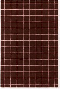 Tappeto in lana a pelo alto e basso tuftato a mano Kallie